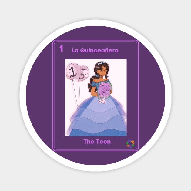 La Quinceañera Magnet by Somos Mujeres Latinas 